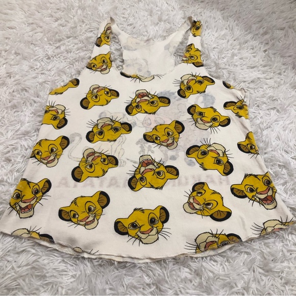 Disney | Tops | Disney The Lion King Reversible Razorback Tank Top ...